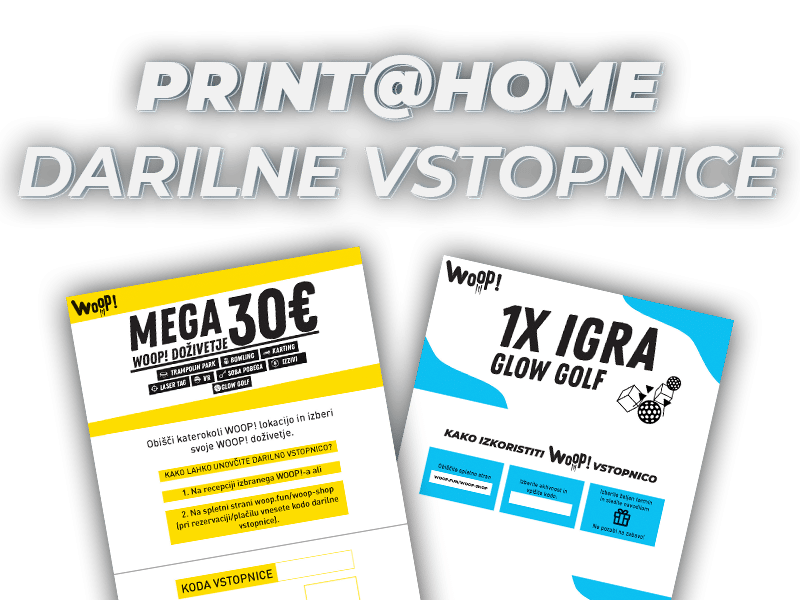 WOOP! Darilne vstopnice print@home
